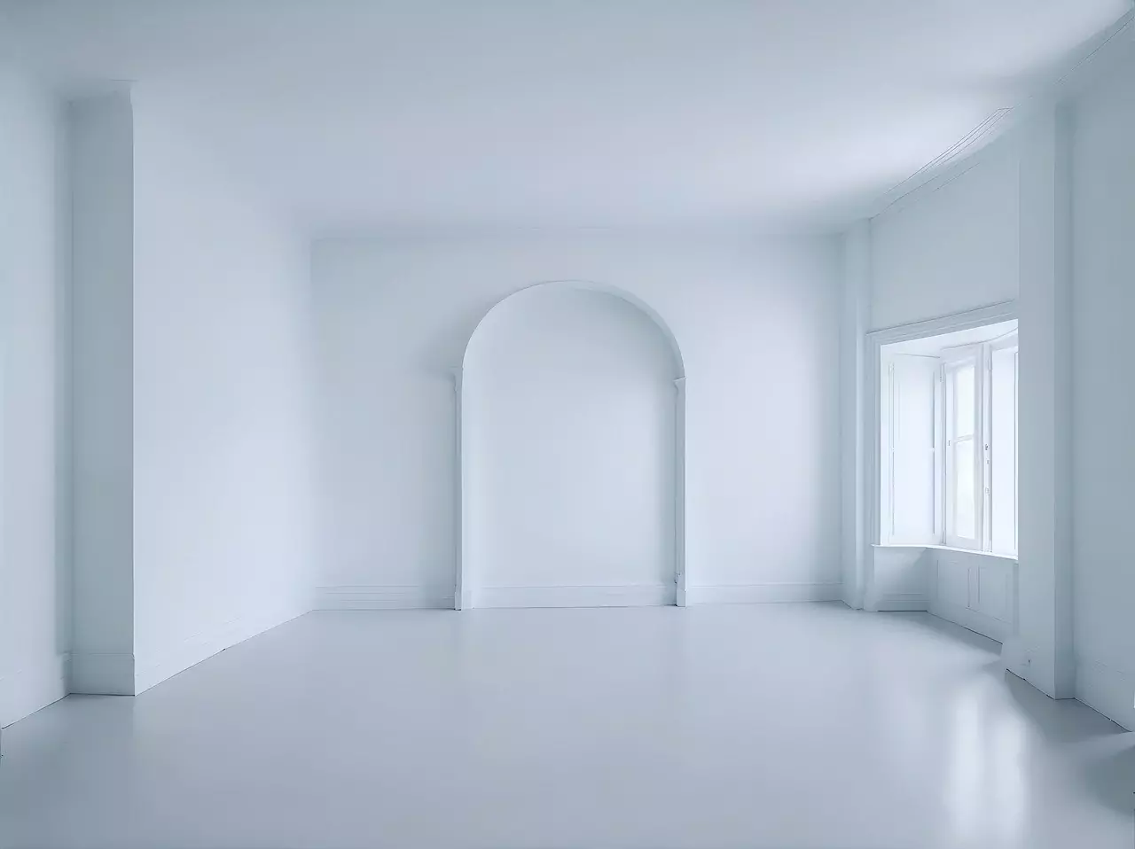 Detailed wall painting and trim work by Harrogate Maintenance Company in a Littlethorpe property